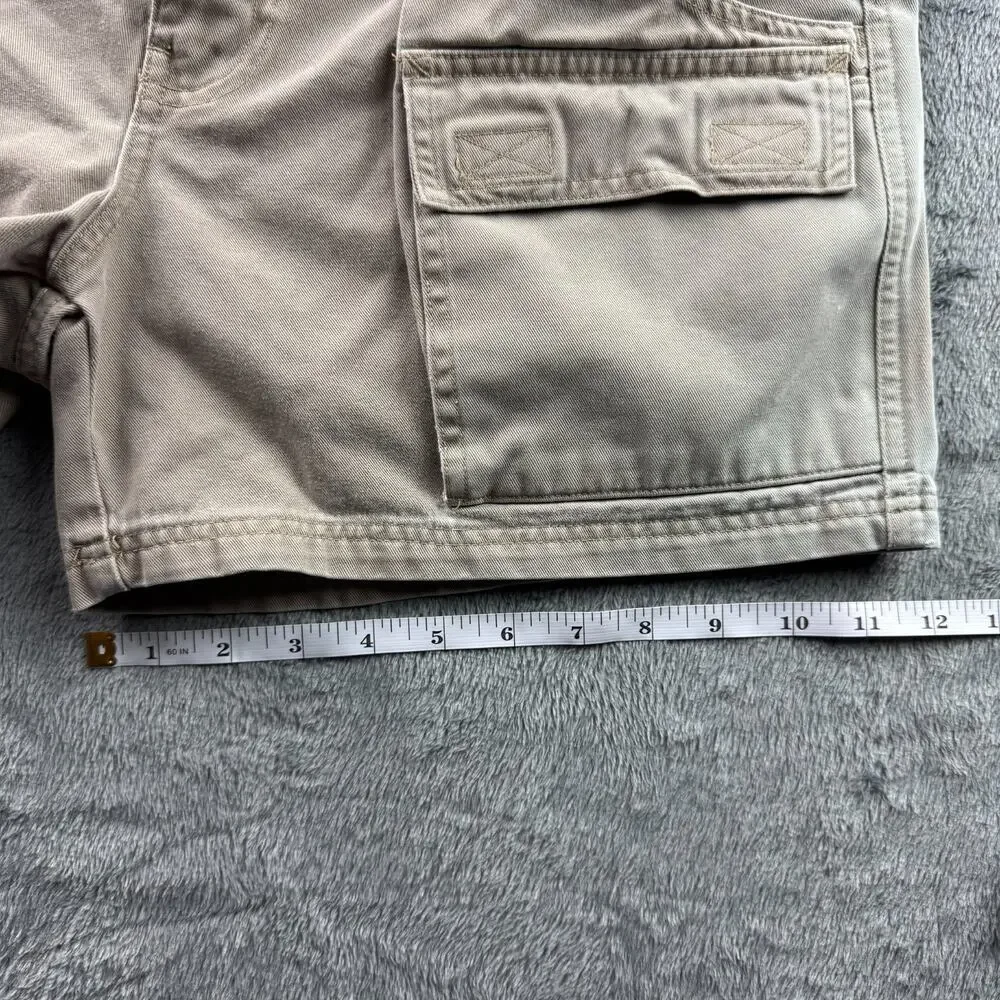 Vintage J.Crew Cargo Shorts Men's 32 Fits 30 Khaki Utility Made in Taiwan